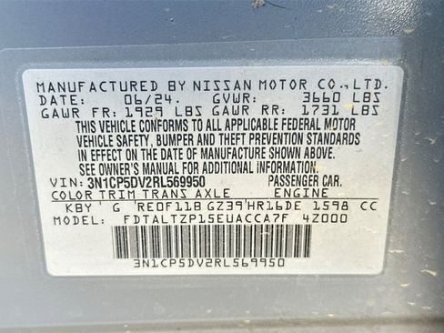 Used 2024 Nissan Kicks SR w/ SR Premium Package image 35