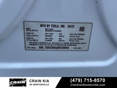 Used 2022 Tesla Model X Plaid AWD/4WD image 26