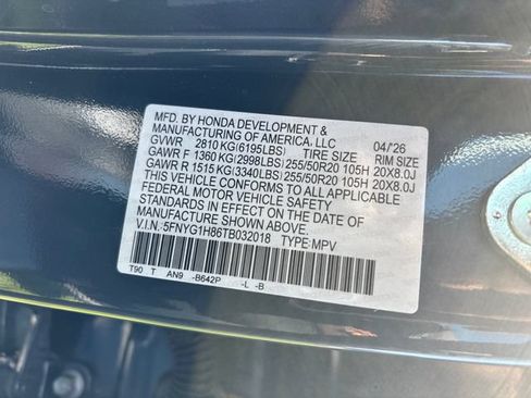 New 2026 Honda Pilot Elite image 32