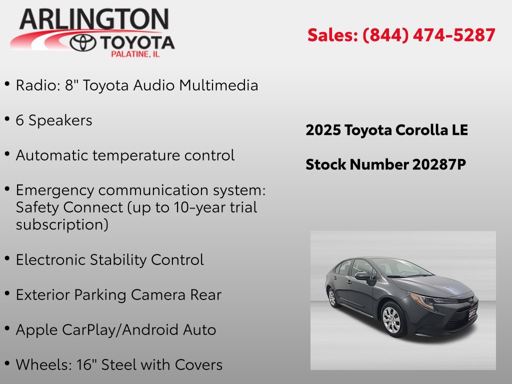 Used 2025 Toyota Corolla LE FWD image 4
