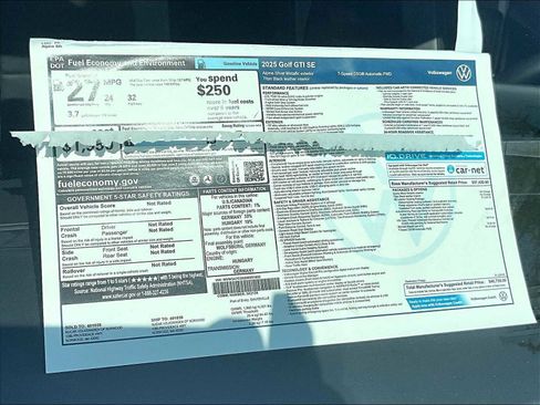 New 2025 Volkswagen GTI SE image 18