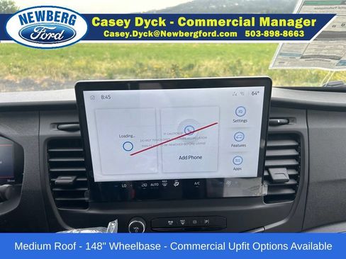 New 2026 Ford Transit 250 148 Medium Roof w/ Load Area Protection Package RWD image 13