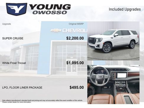 Certified 2023 GMC Yukon Denali Ultimate w/ LPO, Floor Liner Package AWD/4WD image 4