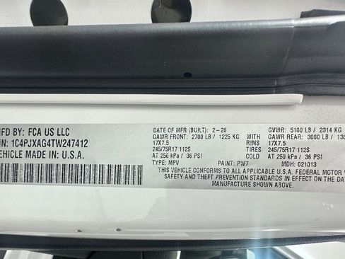Certified 2026 Jeep Wrangler Sport AWD/4WD image 10