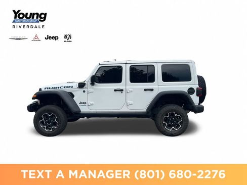 Used 2022 Jeep Wrangler Unlimited Rubicon 4xe w/ Cold Weather Group AWD/4WD image 2