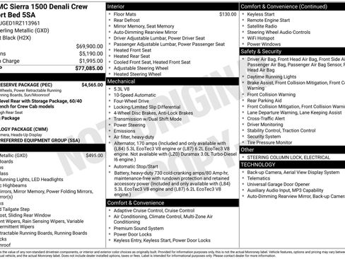 Used 2024 GMC Sierra 1500 Denali w/ Denali Reserve Package AWD/4WD image 46