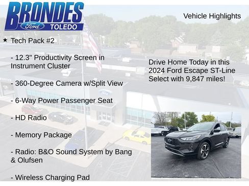 Used 2024 Ford Escape ST-Line Select w/ Tech Pack #2 AWD/4WD image 12