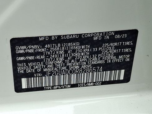 Certified 2024 Subaru Crosstrek 2.0i Premium AWD/4WD image 28