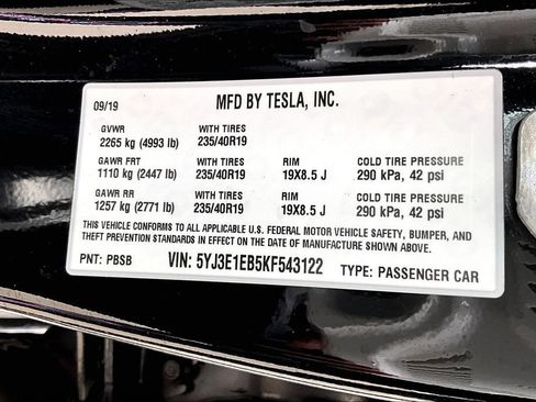 Used 2019 Tesla Model 3 Long Range AWD/4WD image 29