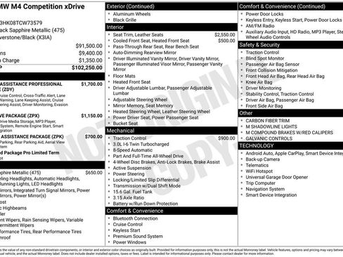 Used 2026 BMW M4 xDrive Competition image 5
