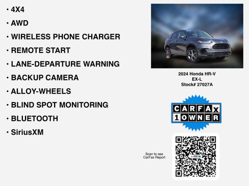 Certified 2024 Honda HR-V EX-L image 7