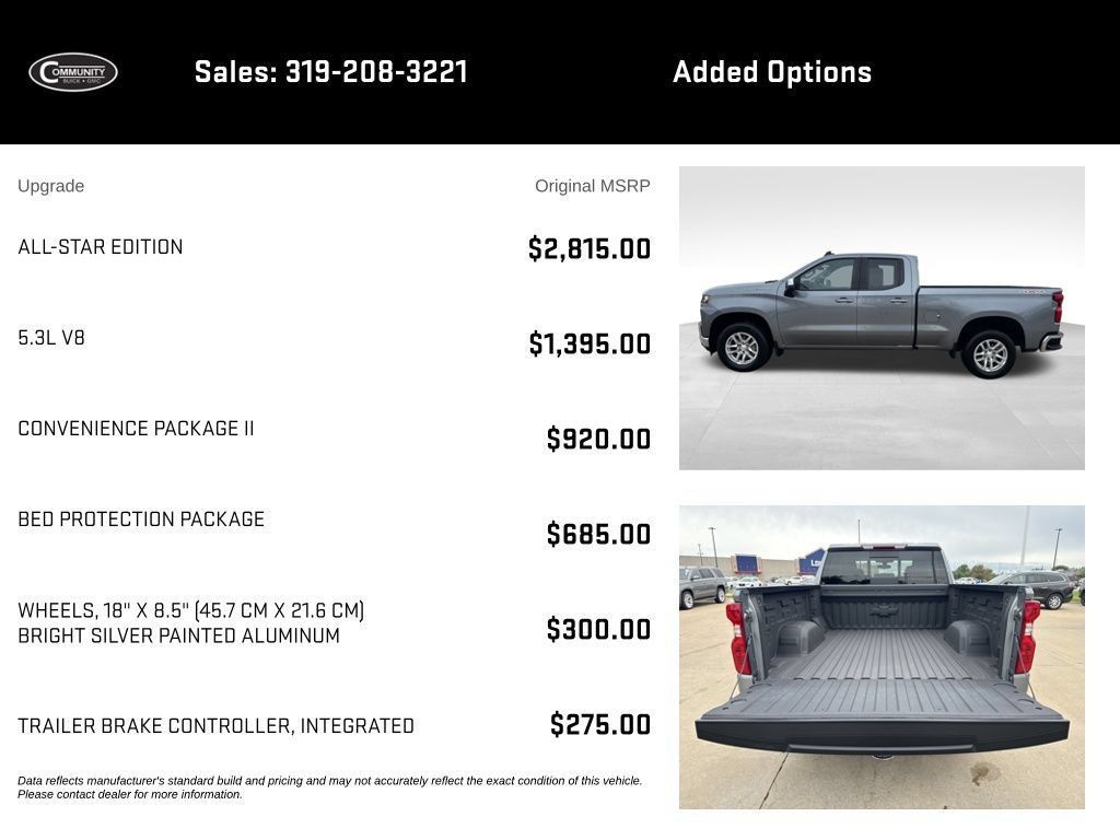 Certified 2020 Chevrolet Silverado 1500 LT w/ All-Star Edition AWD/4WD image 2