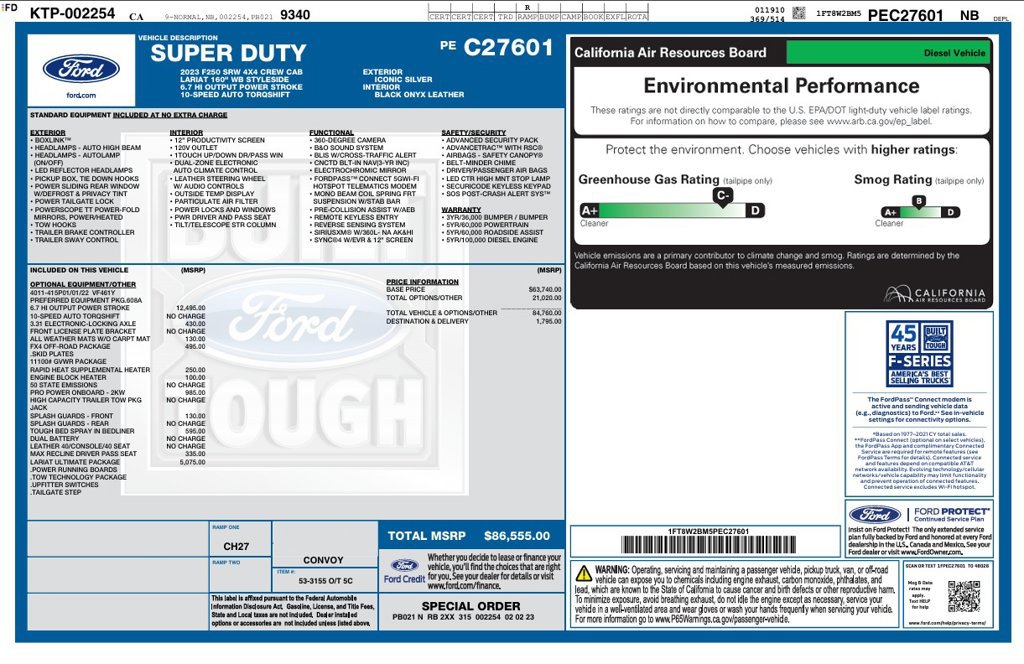 Used 2023 Ford F250 Lariat w/ Lariat Ultimate Package AWD/4WD image 4