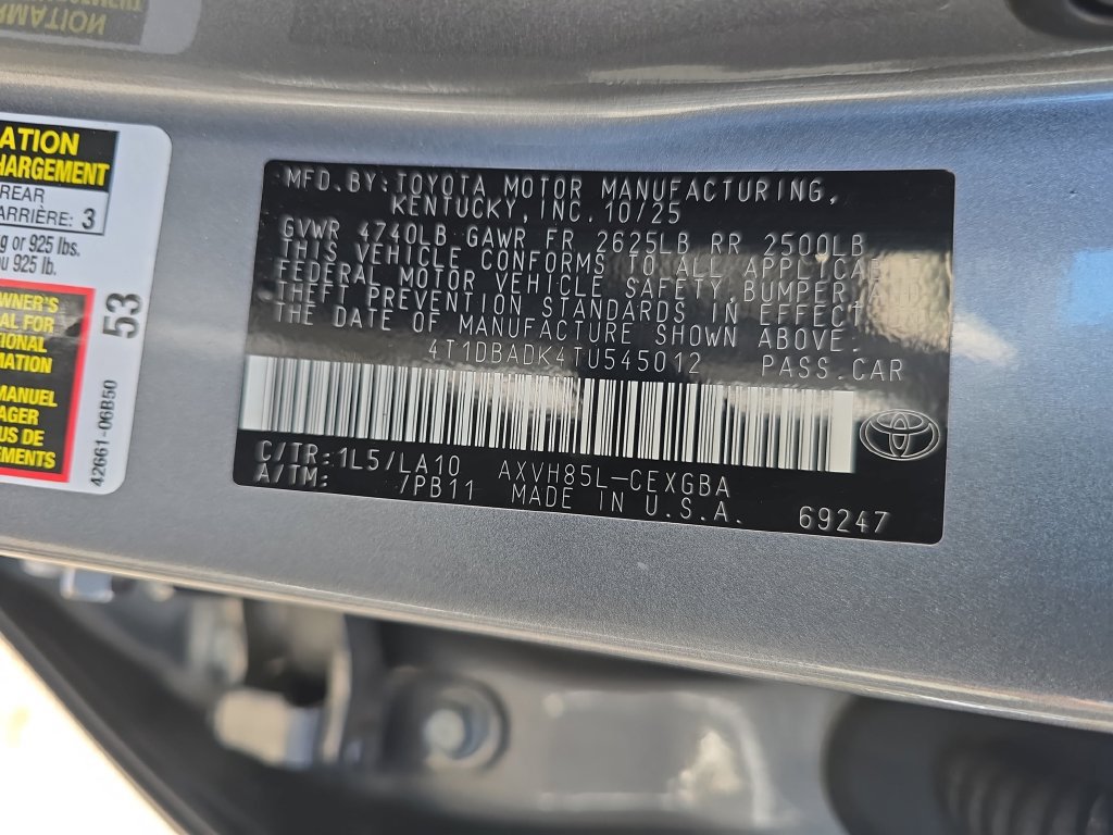 Certified 2026 Toyota Camry XLE AWD/4WD image 41