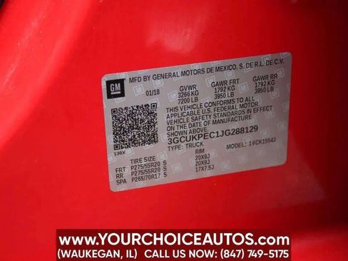 Used 2018 Chevrolet Silverado 1500 Custom w/ Custom Value Package image 24