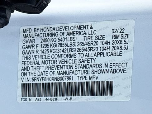 Used 2022 Honda Passport Elite image 35