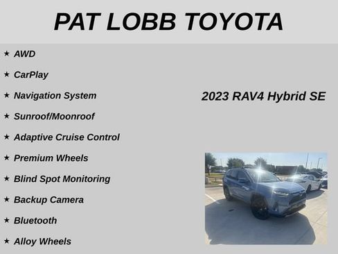 Used 2023 Toyota RAV4 SE w/ Convenience Package AWD/4WD image 13