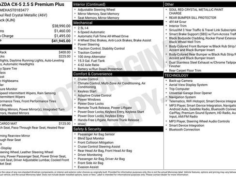 New 2026 MAZDA CX-5 2.5 S w/ Premium Plus Package AWD/4WD image 6