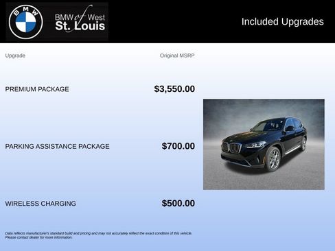 Used 2024 BMW X3 xDrive30i w/ Premium Package AWD/4WD image 20