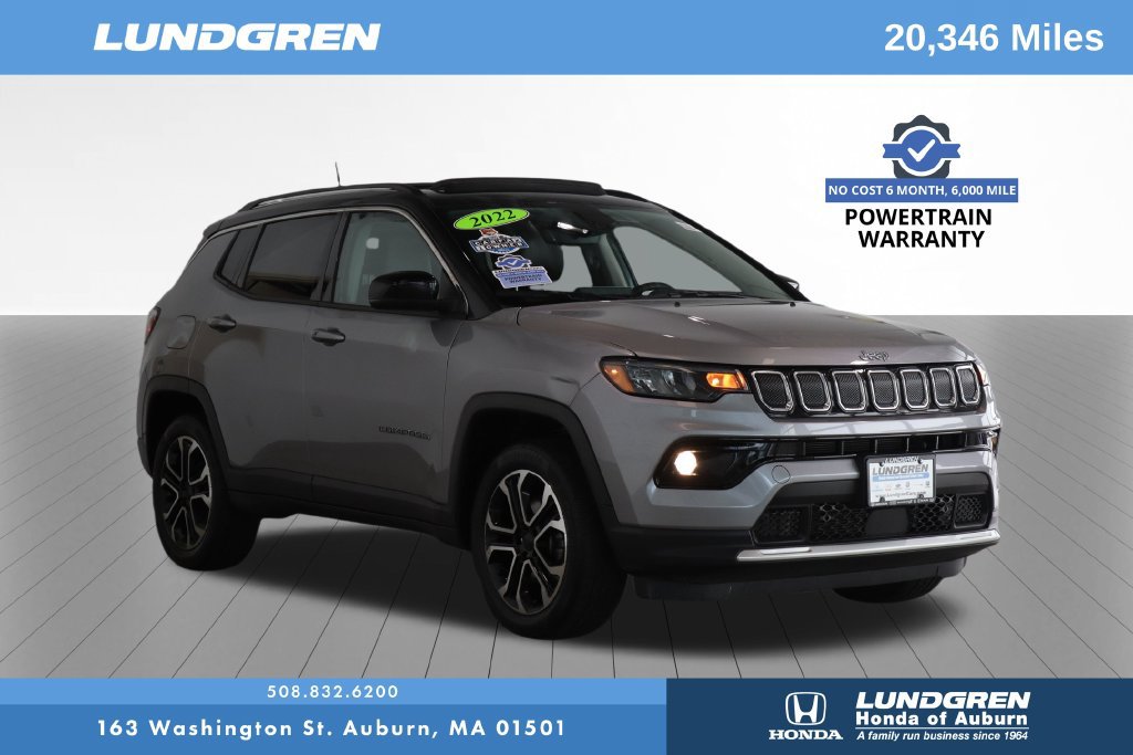 Used 2022 Jeep Compass Limited w/ Sun and Sound Group AWD/4WD image 1