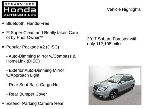 Used 2017 Subaru Forester 2.5i Limited w/ Popular Package #2 AWD/4WD image 7