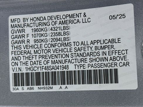 Used 2025 Honda Accord SE image 12