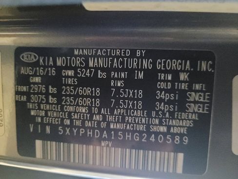 Used 2017 Kia Sorento EX w/ EX Premium Package AWD/4WD image 33