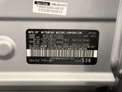 Used 2022 Mitsubishi Eclipse Cross SE FWD image 18