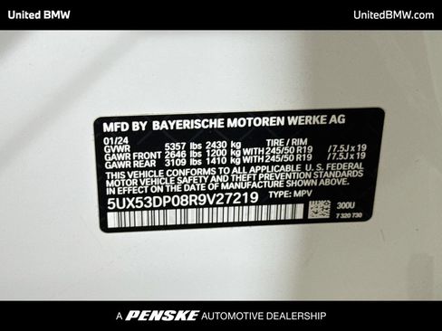 Certified 2024 BMW X3 xDrive30i w/ Convenience Package AWD/4WD image 22