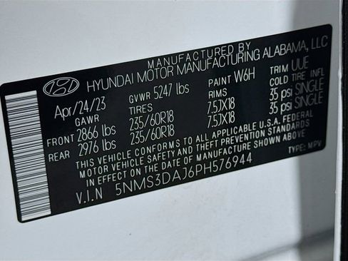 Used 2023 Hyundai Santa Fe SEL w/ Premium Package AWD/4WD image 17