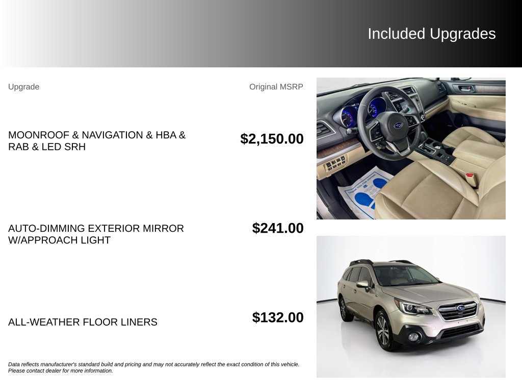 Used 2019 Subaru Outback 2.5i Limited AWD/4WD image 5