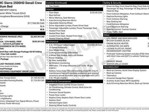 Used 2026 GMC Sierra 2500 Denali w/ Denali Reserve Package AWD/4WD image 33