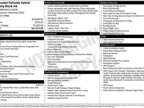 New 2027 Hyundai Palisade Calligraphy AWD/4WD image 18