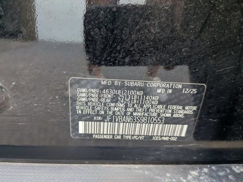 Used 2025 Subaru WRX Limited AWD/4WD image 37