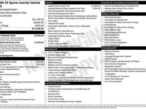 Used 2021 BMW X5 xDrive40i w/ M Sport Package AWD/4WD image 36
