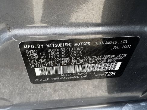 Used 2021 Mitsubishi Mirage ES image 29