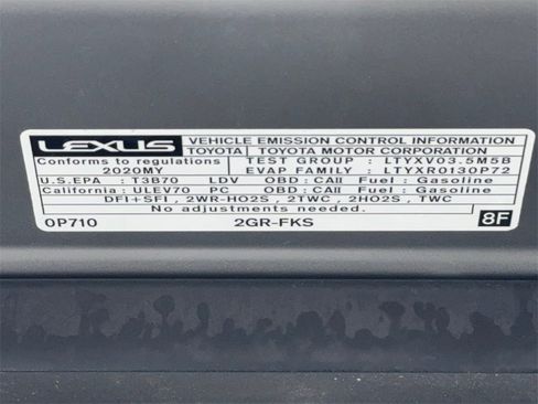 Used 2020 Lexus ES 350 w/ Premium Package image 59