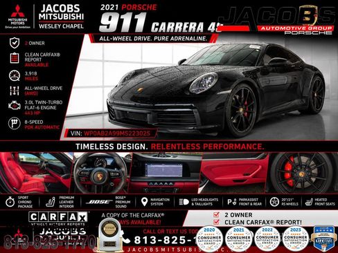 Used 2021 Porsche 911 Carrera 4S AWD/4WD image 1