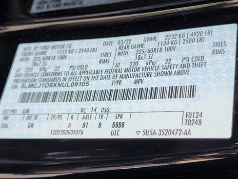 Used 2022 Lincoln Corsair Standard w/ Equipment Group 101A image 32