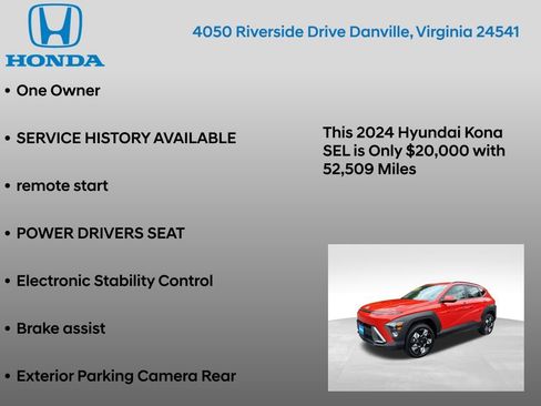 Used 2024 Hyundai Kona SEL AWD/4WD image 12