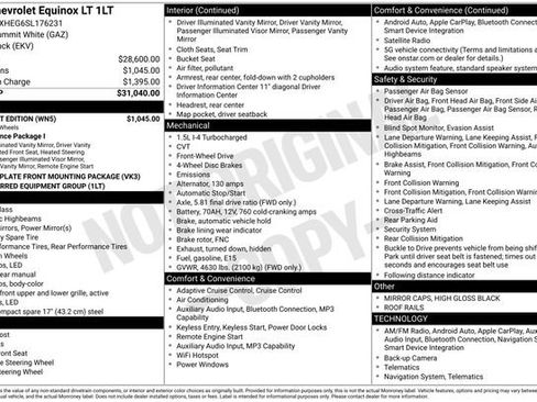 Used 2025 Chevrolet Equinox LT w/ Midnight Edition FWD image 4