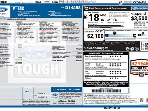 Used 2019 Ford F150 XLT w/ Equipment Group 301A Mid image 3