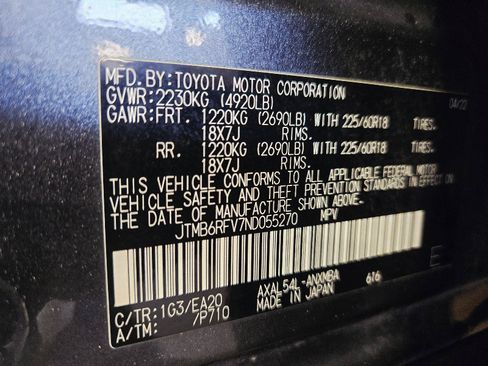 Used 2022 Toyota RAV4 XLE Premium AWD/4WD image 58