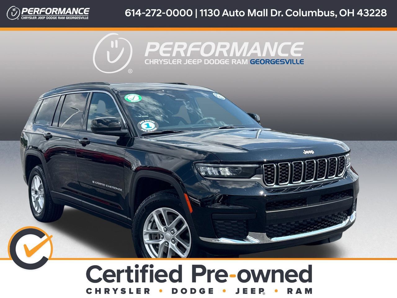 Certified 2025 Jeep Grand Cherokee L Laredo AWD/4WD image 1