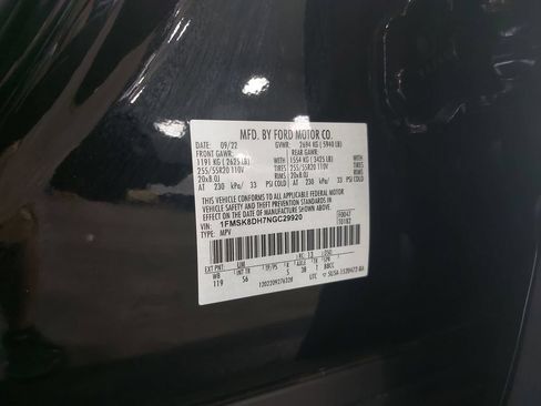 Used 2022 Ford Explorer XLT w/ Equipment Group 202A AWD/4WD image 38