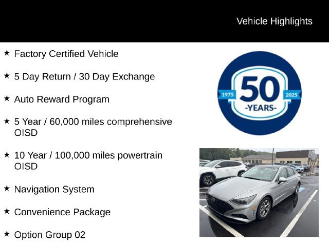 Certified 2023 Hyundai Sonata SEL w/ Convenience Package FWD image 5