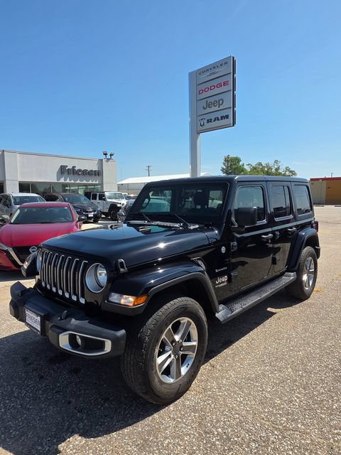 Used 2021 Jeep Wrangler Unlimited Sahara w/ Uconnect 4C Nav & Sound Group AWD/4WD image 1