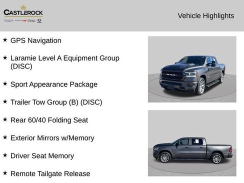 Certified 2022 RAM 1500 Laramie w/ Sport Appearance Package AWD/4WD image 4