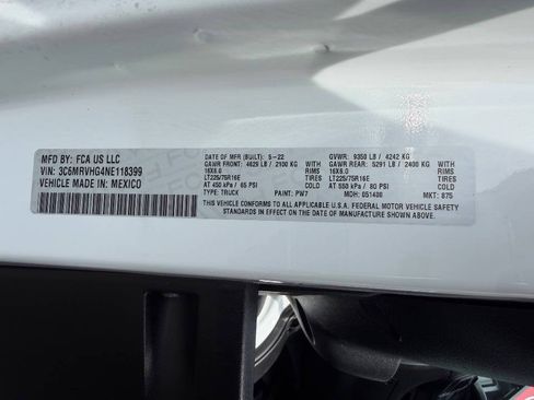 Used 2022 RAM ProMaster 3500 FWD image 26