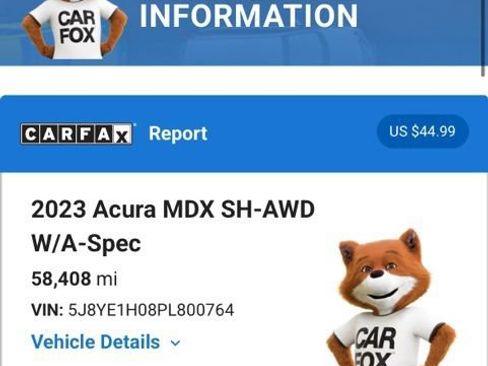 Used 2023 Acura MDX A-Spec AWD/4WD image 6